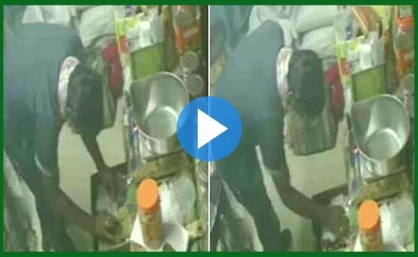 एक दुकान के गल्ले पर चोर ने एक ही मिनट में दो बार हाथ साफ किए…. देखिए वीडियो…