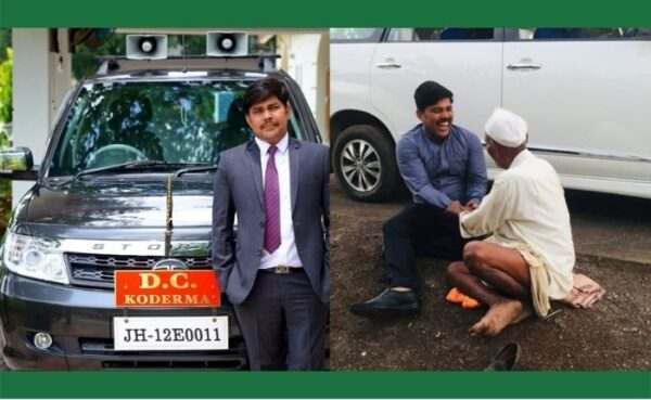IAS अधिकारी के सादगी की हो रही है खूब तारीफ, सड़क किनारे मिट्टी पर ही बैठ कर किया किसान से बात