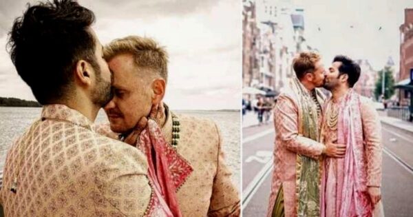 दिल्ली के लड़के को हुआ पोलैंड के आदमी से प्यार, भारतीय परिधान पहन रचाई शादी, देखें रोमांटिक तस्वीरें,