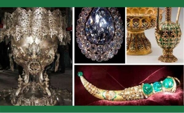 भारत के मुगल कालीन शाही खजाने का हिस्सा रह चुके हीरे के चश्मे की नीलामी होगी….. जिसकी बोली लगी ढाई अरब