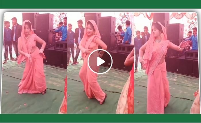 Haryanvi songs by girl wearing a sari
