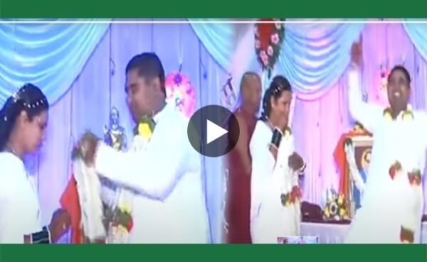 वायरल हुआ वीडियो: खुद की शादी में वरमाला पहनाते ही दूल्हा हुआ एक्साइड