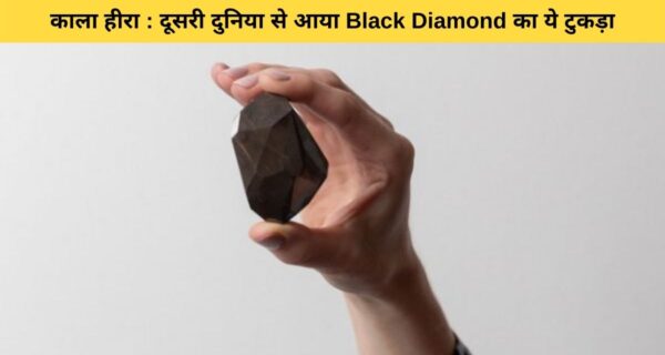 दूसरी दुनिया से आया ब्लैक डायमंड, कीमत जान के होश उड़ जाएंगे आपके