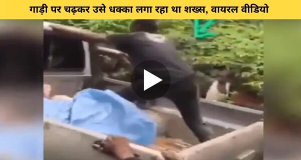 गाड़ी पर चढ़कर उसे धक्का लगा रहे शख्स को देख, लोगों को याद आए महाकवि कालिदास