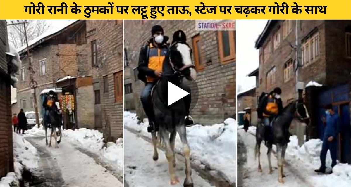 swiggy delivery boy delivered by horse