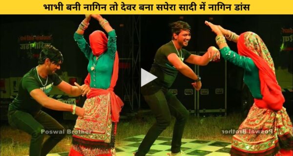 नागिन बनी भाभी को सपेरा बन देवर ने खूब नचाया
