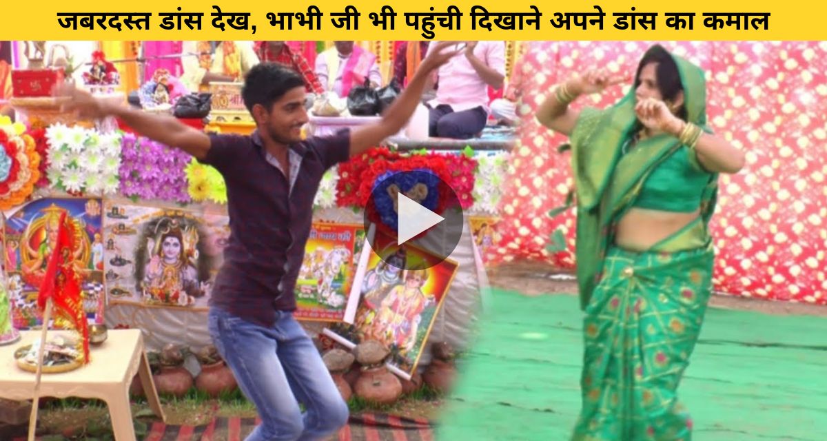 Brother-in-law's tremendous dance in the middle of the pandal