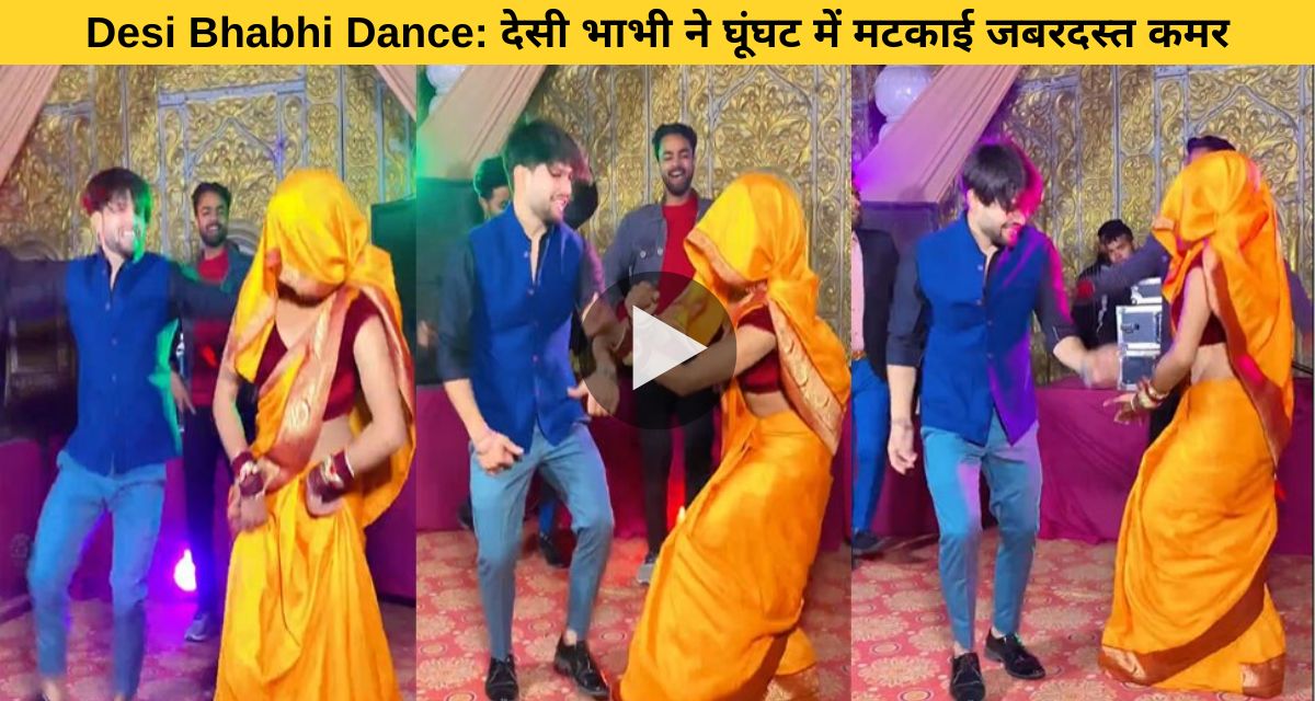 Desi bhabhi dance under the veil