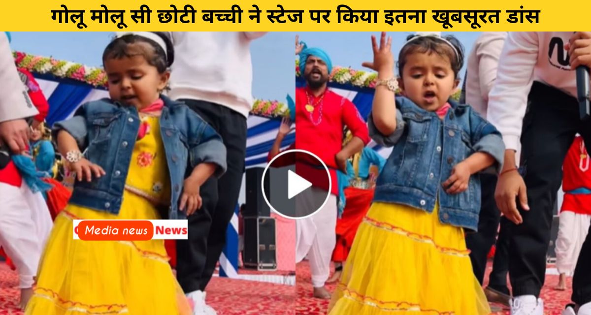 Little girl impressed people with her dance